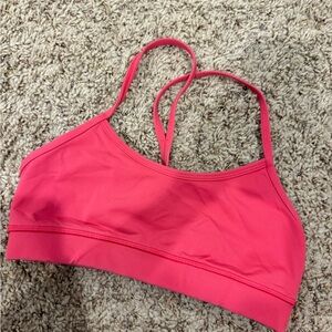 Lululemon Flow Y Bra size 4 Glaze pink